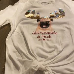 Abercrombie and Fitch long sleeve holiday shirt